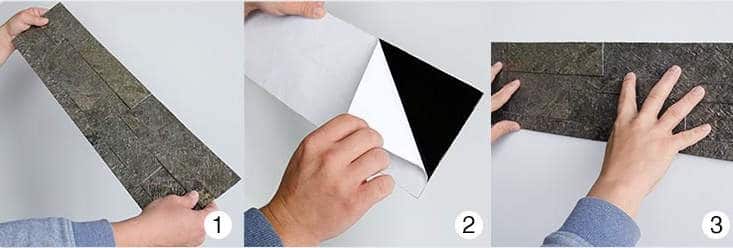 Montaż paneli samoprzylepnych