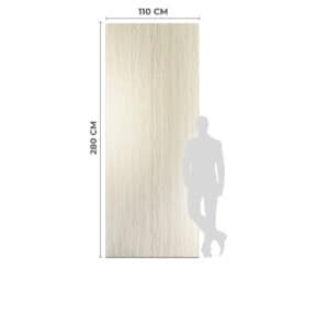 Płyta Węglowa WPC Trawertyn -  3,08 m² - 280x110 cm