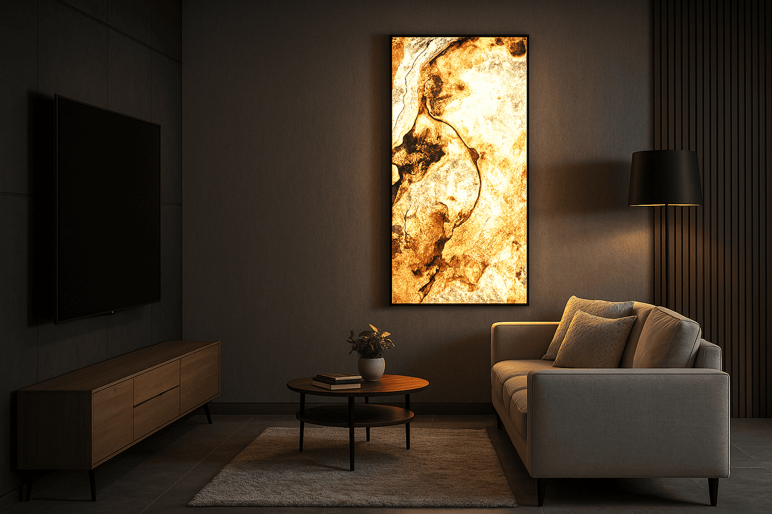 Zastosowanie Obraz z Forniru Kamiennego Indian Autumn 120x60 cm
